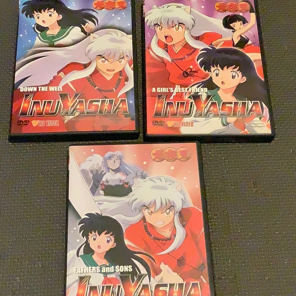 InuYasha Anime DVD Bundle, Single DVD for $8 each
